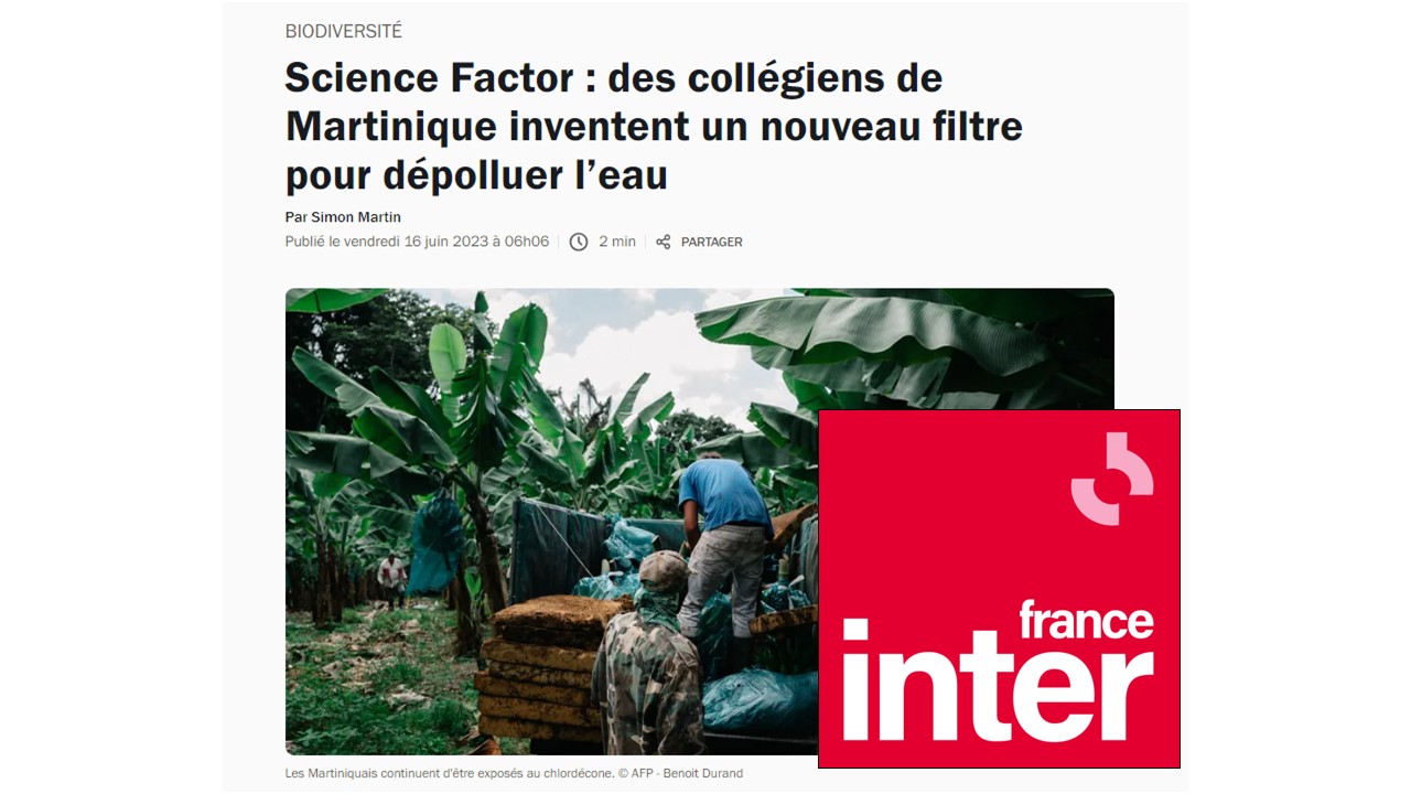 L'actu : Exemple d'article publié sur les finalistes du concours 2023